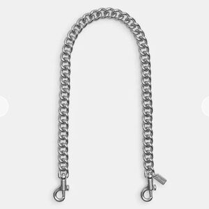 COACH GUNMETAL CHUNKY CHAIN